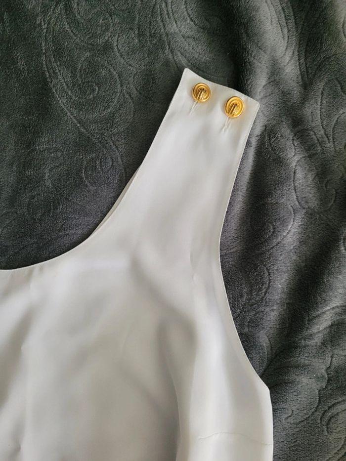 🌻Blouse débardeur blanc t44 - photo numéro 3