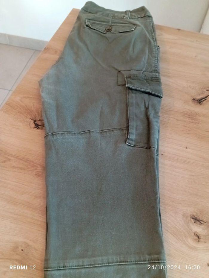 Pantalon cargo kaki - photo numéro 3