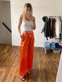 Pantalon fluide orange