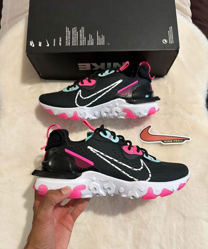 Nike React Vision White Pink - photo numéro 4