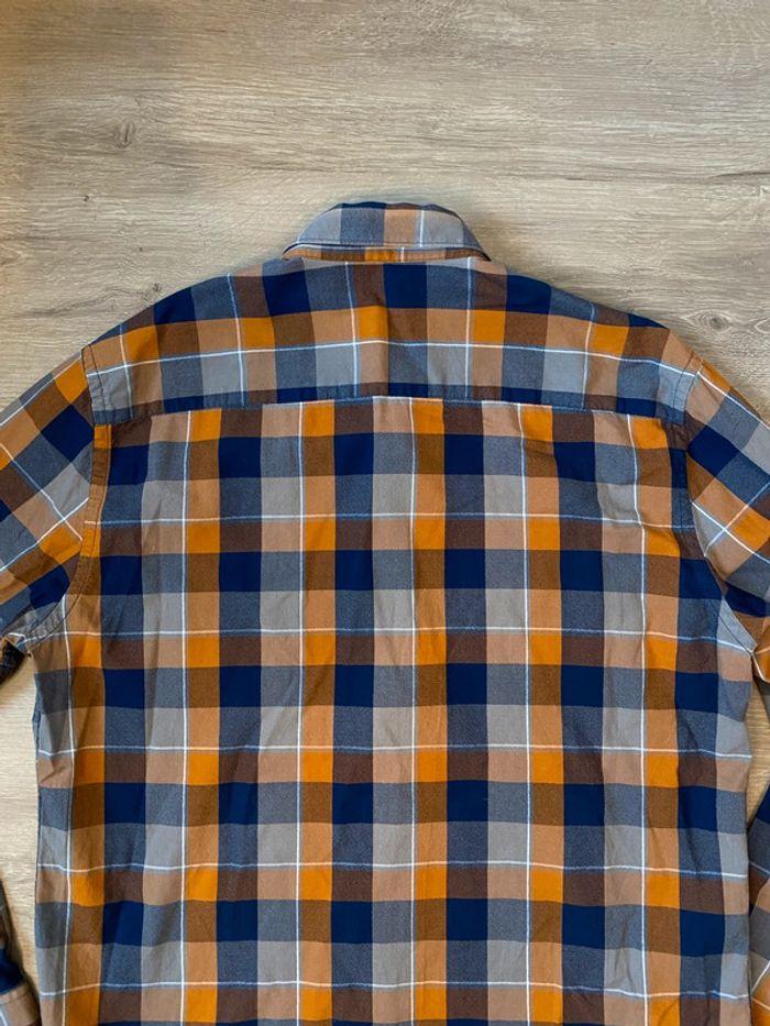 Chemise à carreaux bleu et orange Jules taille XL - photo numéro 4