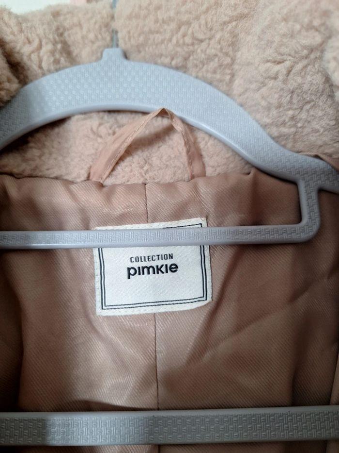 Manteau beige duveteux - photo numéro 4