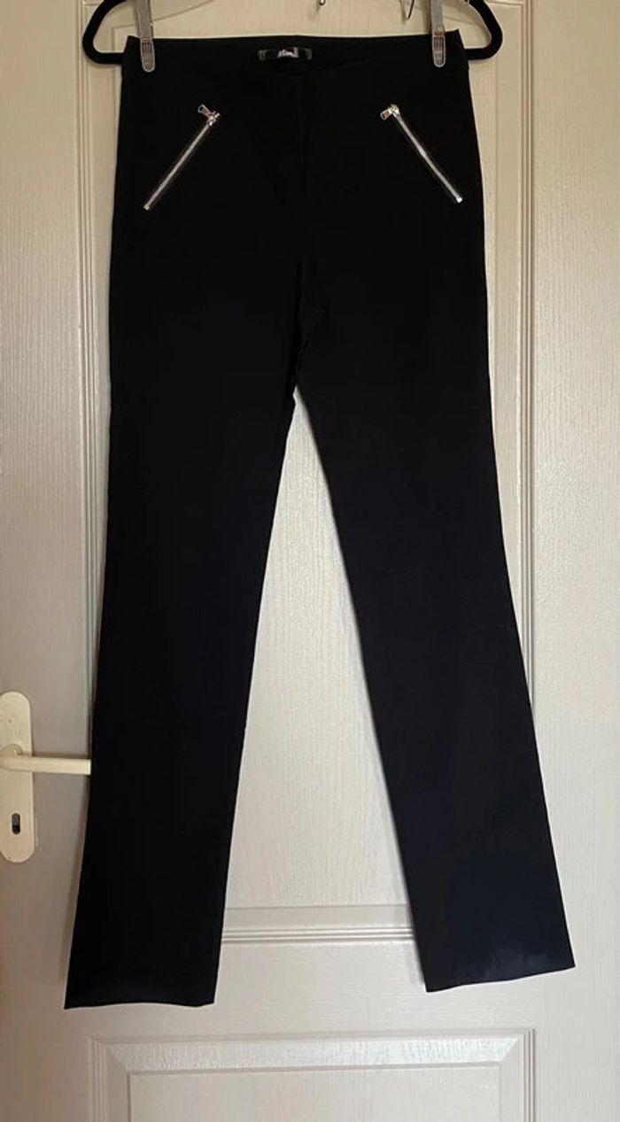 Pantalon coupe droite noir Taille 36 - photo numéro 2