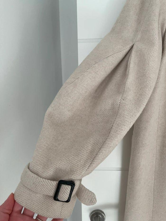 Manteau long crème Mango T.M - photo numéro 8