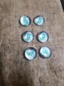 Lot de 6 cabochons