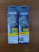 Lot de 16 brossettes oral b pro cross action