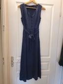 Robe longue bleu taille 34