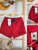 short velours fille 4 ans