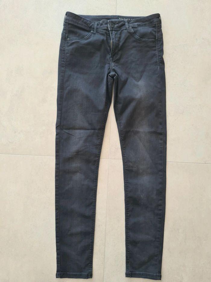 Jeans slim noir hm - photo numéro 1