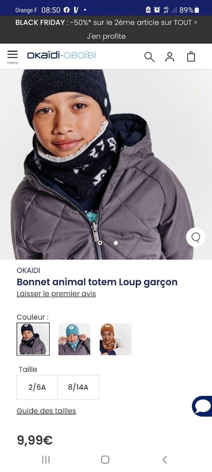 Bonnet okaidi - photo numéro 3