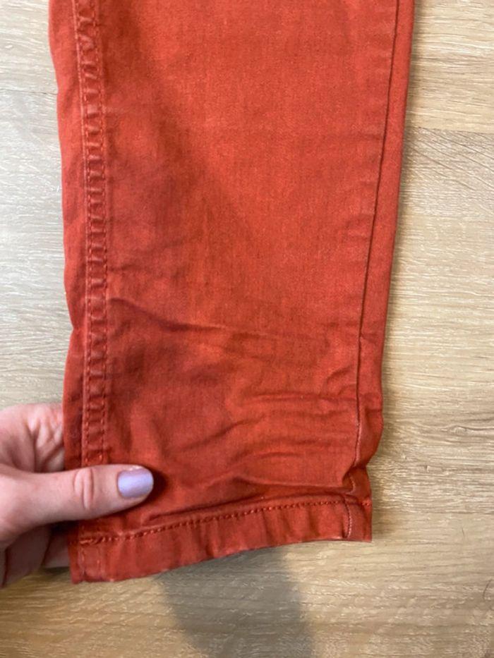 Pantalon skinny couleur rouge brique Pimkie taille 44 / 2XL - photo numéro 6