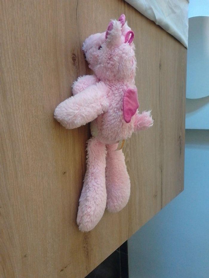 Nounours peluche licorne 🦄 fille rose - photo numéro 2