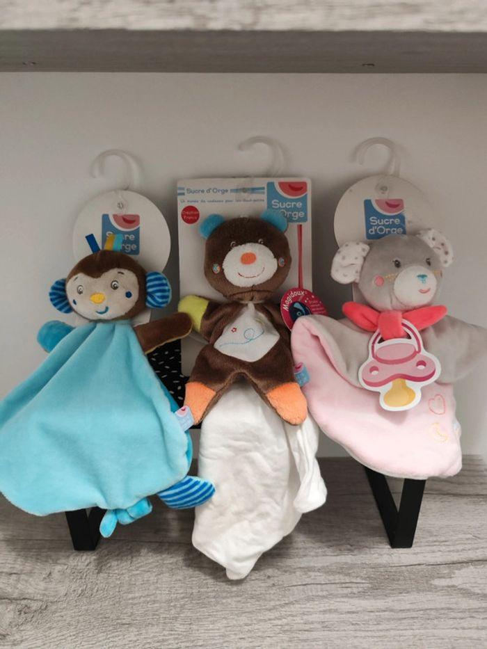 Lot de 3 doudou neufs - photo numéro 2