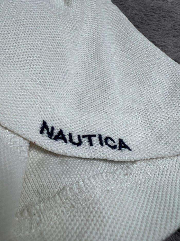 👕 Polo Nautica Logo Brodé Blanc Taille L 👕 - photo numéro 12