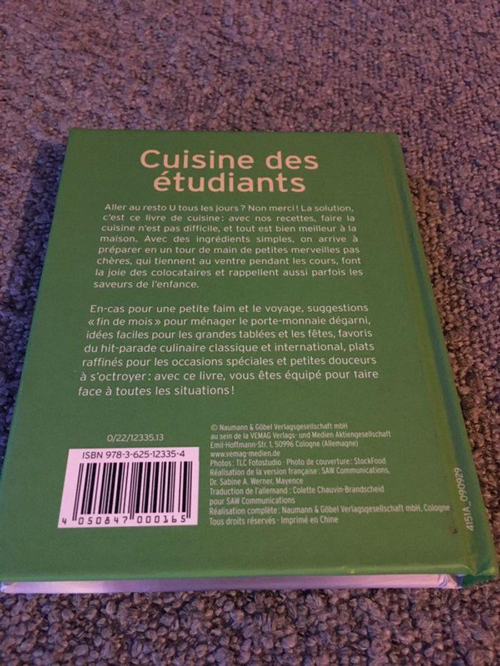 livre cuisine des étudiants - photo numéro 2