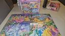 Lot 4 puzzles princesses disney.