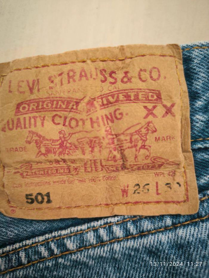 Levi's 501 vintage taille taille 34 (24 us) - photo numéro 3