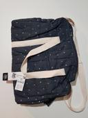 Sac à langer bleu marine à étoiles