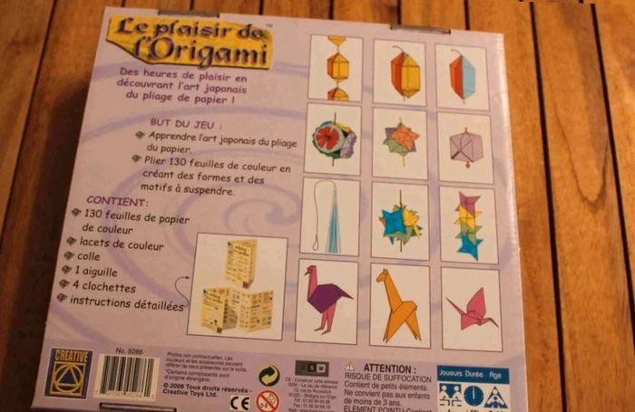 Jeu  créatif  - Le  plaisir de l'origami - photo numéro 2