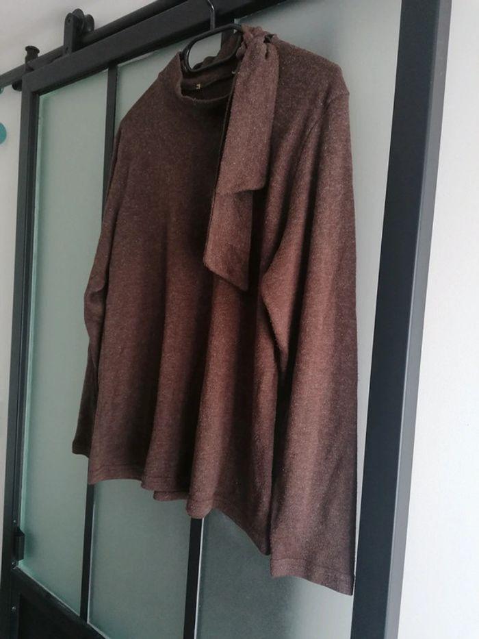 Pull marron taille L #Articles_à_1euro - photo numéro 4