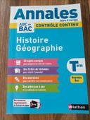 Livre neuf annale histoire géographie bac général