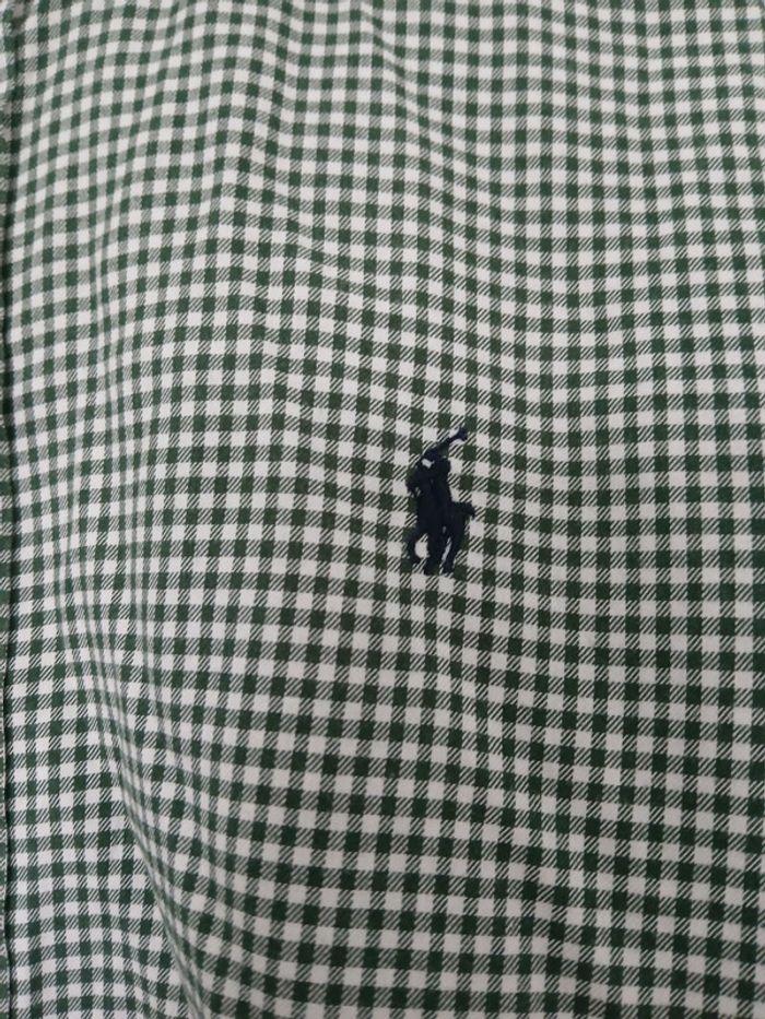 Chemise Ralph Lauren à carreaux vert 14-16 ans - photo numéro 2