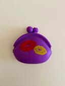 Porte Monnaie en Silicone Violet