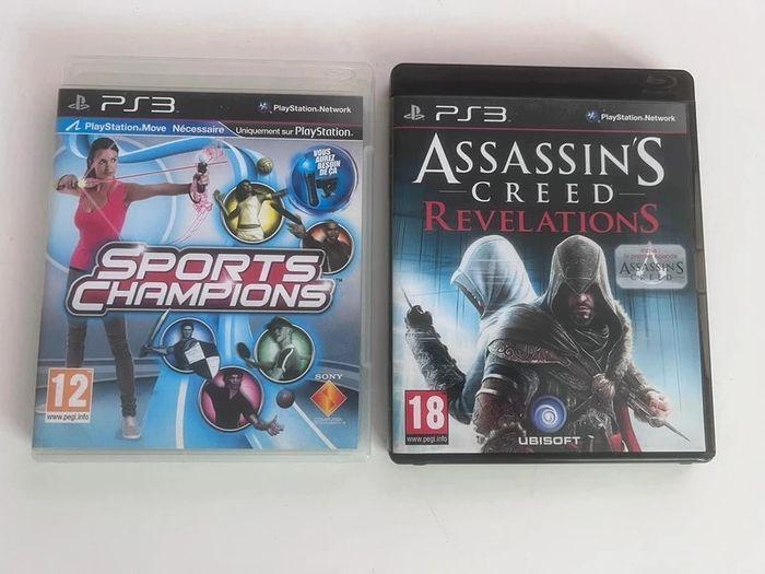 Jeux ps3 assassin’s creed et sport champions parfait état - photo numéro 1