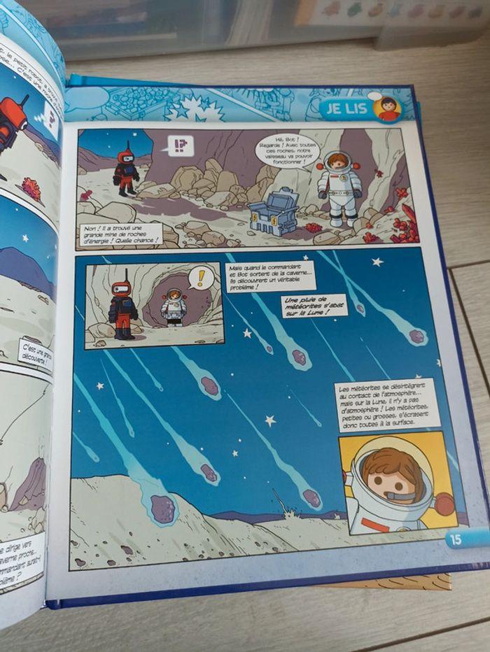 Livre voyage sur la lune playmobil - photo numéro 4