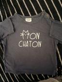 T-shirt chaton