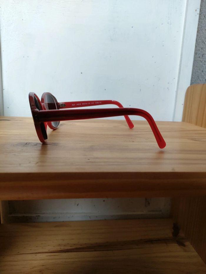 Lunettes rouge dégradé - photo numéro 3