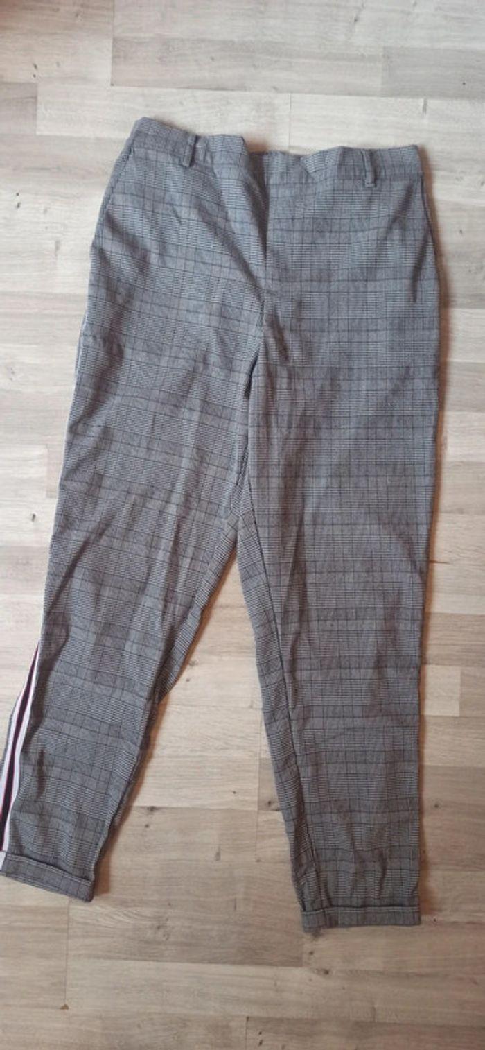 Pantalon cargo à carreaux - photo numéro 3