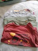 Lot t shirt manches longues