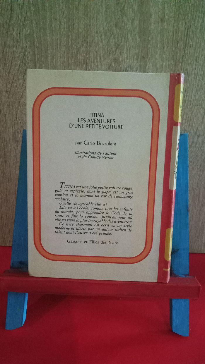 Titina les aventures d'une petite voiture, 1974, n° 4.334, collection Rouge et Or Dauphin4 - photo numéro 2