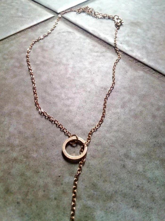 Collier doré avec étoile argenté - photo numéro 3