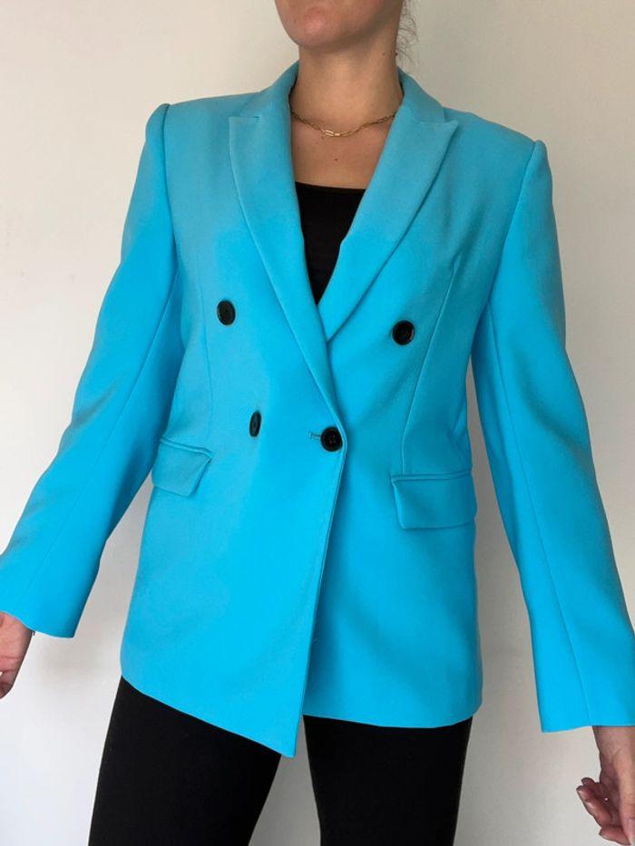 Blazer bleu H&M - photo numéro 1