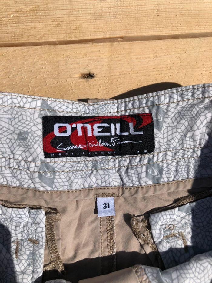 Short cargo baggy brodé beige O’Neill taille 31US - photo numéro 7