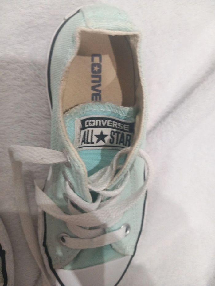 Converse all star basse 27 vert menthe - photo numéro 4