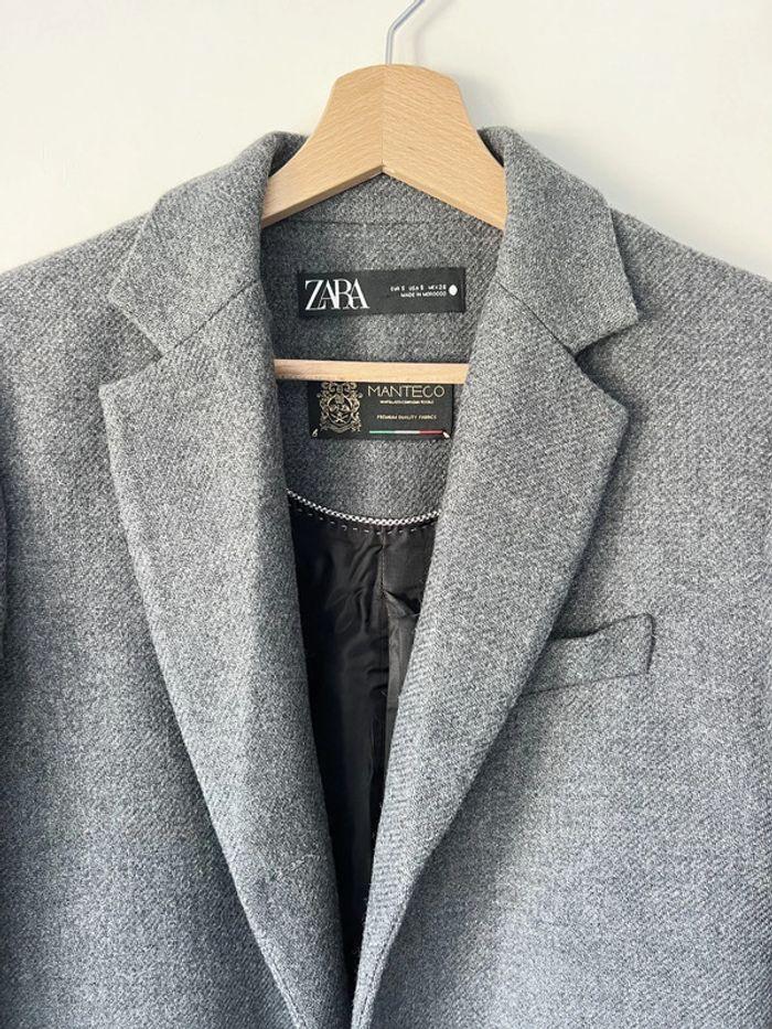 Manteau gris Zara Manteco - photo numéro 2