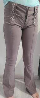 Pantalon Taupe / no excuse / 38