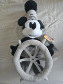 peluche mickey steamboat 90 ans