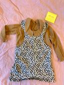 Robe salopette léopard 🐆 12 mois