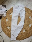 Pantalon blanc skinny push up 32