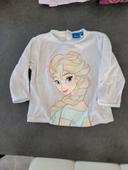 Haut de pyjama elsa taille 18 mois