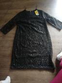 Robe paillette or