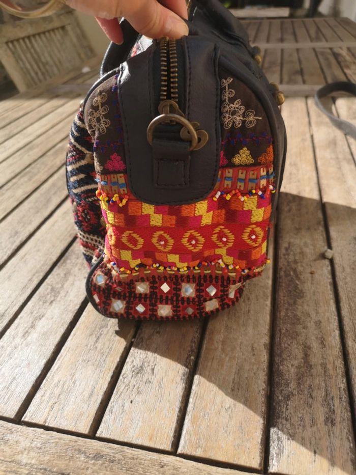 Sac Desigual multicolore et bleu marine - photo numéro 2