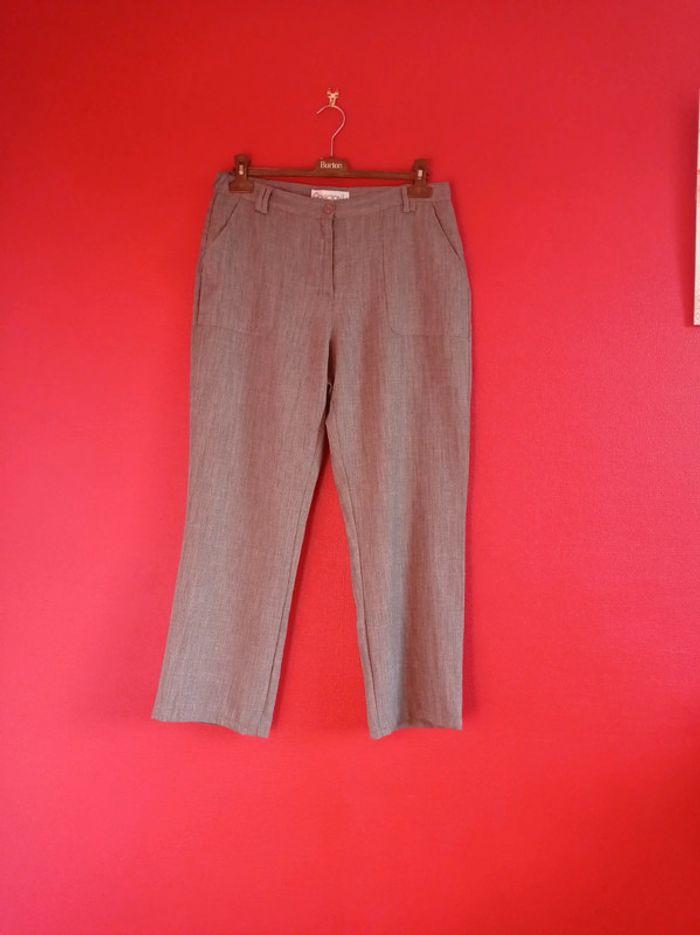 Pantalon Collection L Marron taille 42 - photo numéro 1