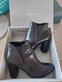 Bottines marron