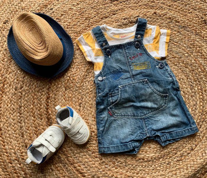 Tenue été bébé garçon 6 mois Levis Obaibi TBE - photo numéro 1