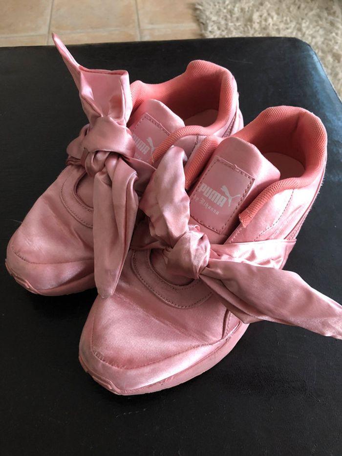 Baskets puma rose girly by Rihanna - photo numéro 2